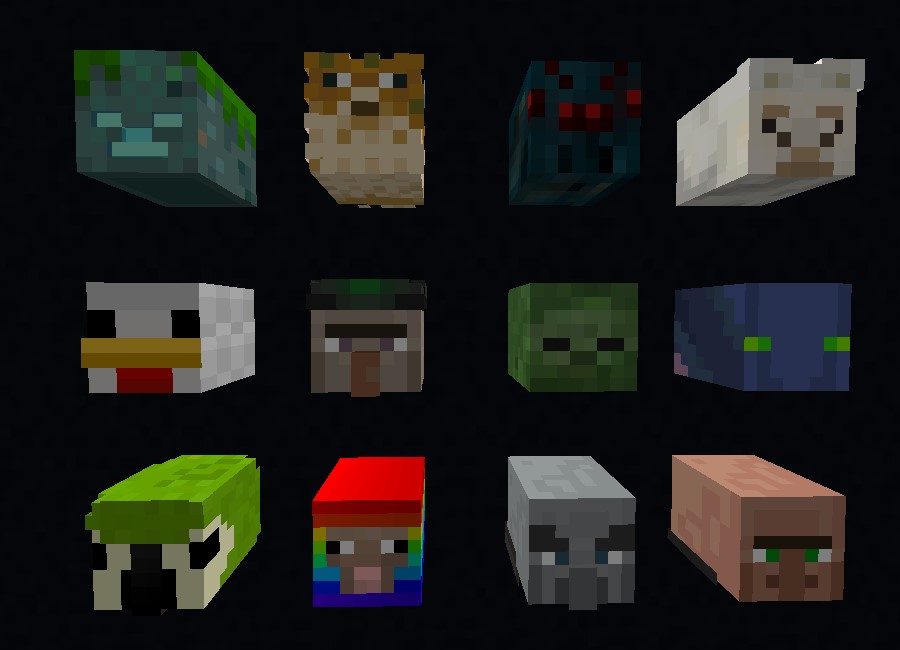 minecraft mob skins