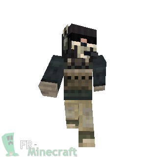 ⛏️ FR-Minecraft Skin Minecraft : Ghost - Modern Warfare 2