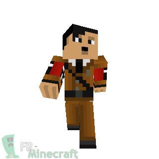 minecraft hitler skin with his balls out