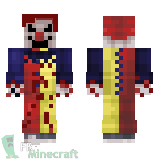 Aperçu de la skin Minecraft Clown tueur