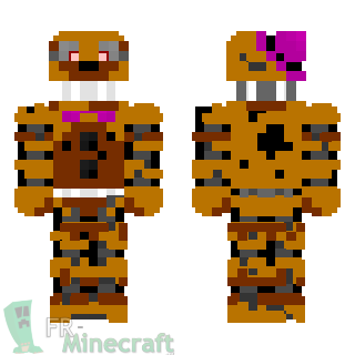 Aperçu de la skin Minecraft Nightmare Freddy - FNaF 4