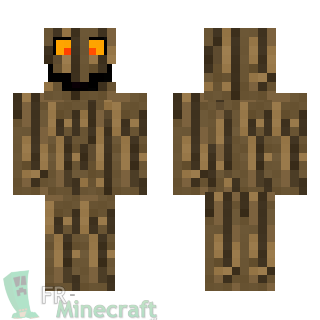 Aperçu de la skin Minecraft Groot - Les Gardiens de la Galaxie