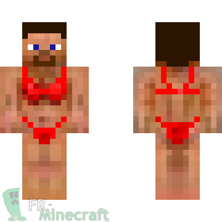 Aperçu de la skin Minecraft Sexy Steve