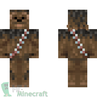 Aperçu de la skin Minecraft Star Wars - Chewbacca