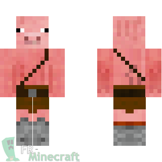 Aperçu de la skin Minecraft Cochon chasseur