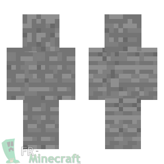 Aperçu de la skin Minecraft Stone