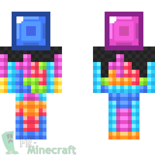Aperçu de la skin Minecraft Skin de Tetris