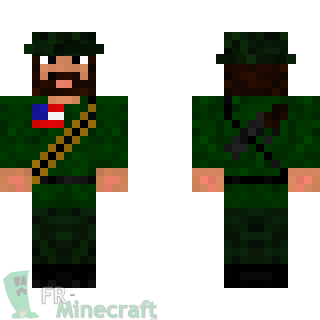 Aperçu de la skin Minecraft Soldat Américain WWII