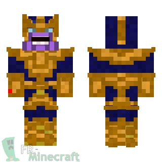 Aperçu de la skin Minecraft Thanos - Gardiens de la Galaxie