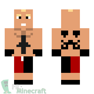 Aperçu de la skin Minecraft Brock Lesnar - WWE