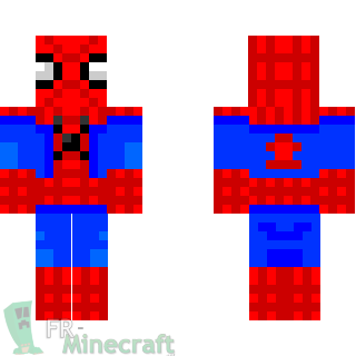 Panoramica Spiderman Minecraft pelle