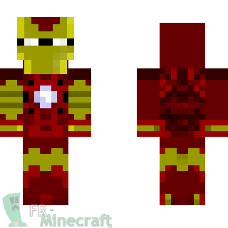 Aperçu de la skin Minecraft Iron Man - Iron Man