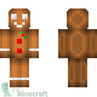 Aperçu de la skin Minecraft Biscuit de Noël
