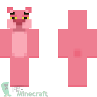 Aperçu de la skin Minecraft La panthère rose