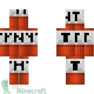 Aperçu de la skin Minecraft TNT man