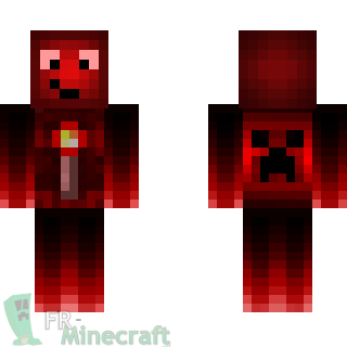 Aperçu de la skin Minecraft Red