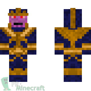 Aperçu de la skin Minecraft Thanos - Les Gardiens de la Galaxie