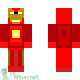 Aperçu de la skin Minecraft Iron Man