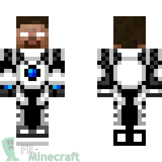 Aperçu de la skin Minecraft Herobrine cosmonaute