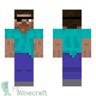Aperçu de la skin Minecraft Steve corsaire