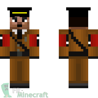 Aperçu de la skin Minecraft Adolf Hitler