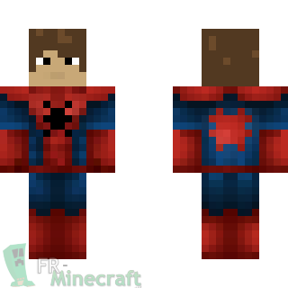 Aperçu de la skin Minecraft Garçon déguisé en Spiderman 
