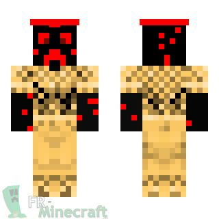 Aperçu de la skin Minecraft Creeper maléfique