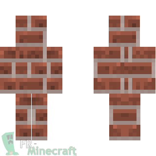 Aperçu de la skin Minecraft Camouflage brick