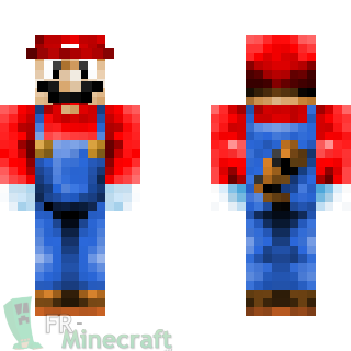 Aperçu de la skin Minecraft Mario renard