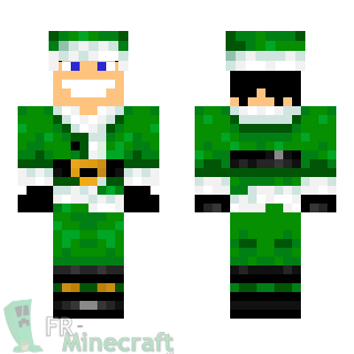 Aperçu de la skin Minecraft Elf du Père Noël