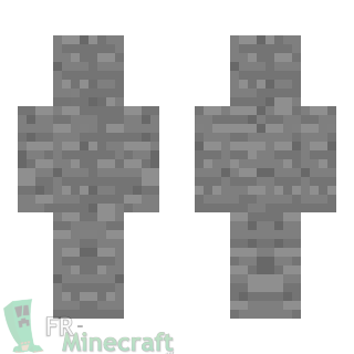 Aperçu de la skin Minecraft Roche - Stone