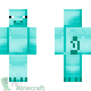 Aperçu de la skin Minecraft Cochon en diamant