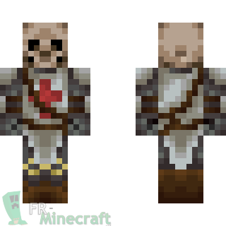 Aperçu de la skin Minecraft Templier squelette
