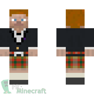 Aperçu de la skin Minecraft Scottish Steve - Minecraft Xbox 360 Edition
