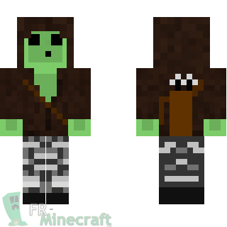 Aperçu de la skin Minecraft Slime Archer