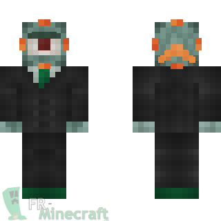 Aperçu de la skin Minecraft Gardien en costume