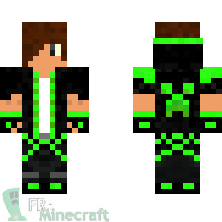 Aperçu de la skin Minecraft Skin garçon vert