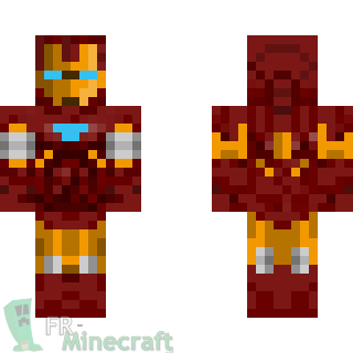 Aperçu de la skin Minecraft Iron man