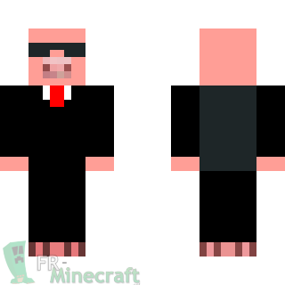 Aperçu de la skin Minecraft Cochon Espion