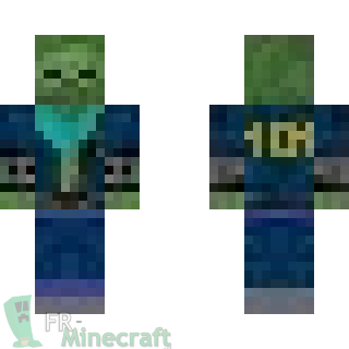 Aperçu de la skin Minecraft Zombie cool