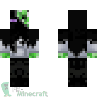 Aperçu de la skin Minecraft Creeper aspirer par un EnderMan