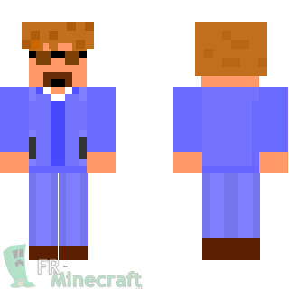 Aperçu de la skin Minecraft Harry Tipper - TimeSplitters