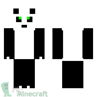Aperçu de la skin Minecraft Panda