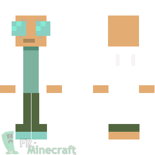 Aperçu de la skin Minecraft Prof. Farnsworth - Futurama