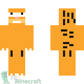 Aperçu de la skin Minecraft Garfield