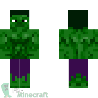 Aperçu de la skin Minecraft Hulk