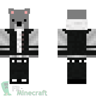 Aperçu de la skin Minecraft Koala Motard
