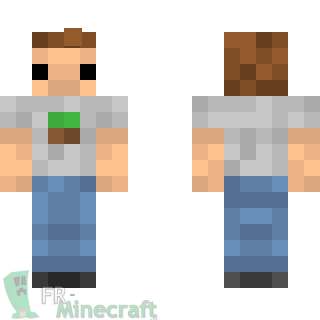 Aperçu de la skin Minecraft Pixel Man