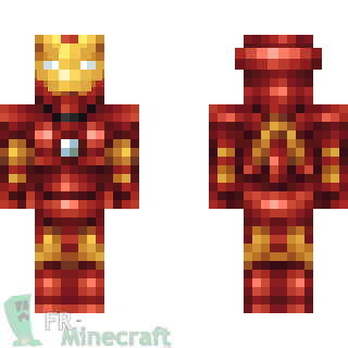 Aperçu de la skin Minecraft Iron man