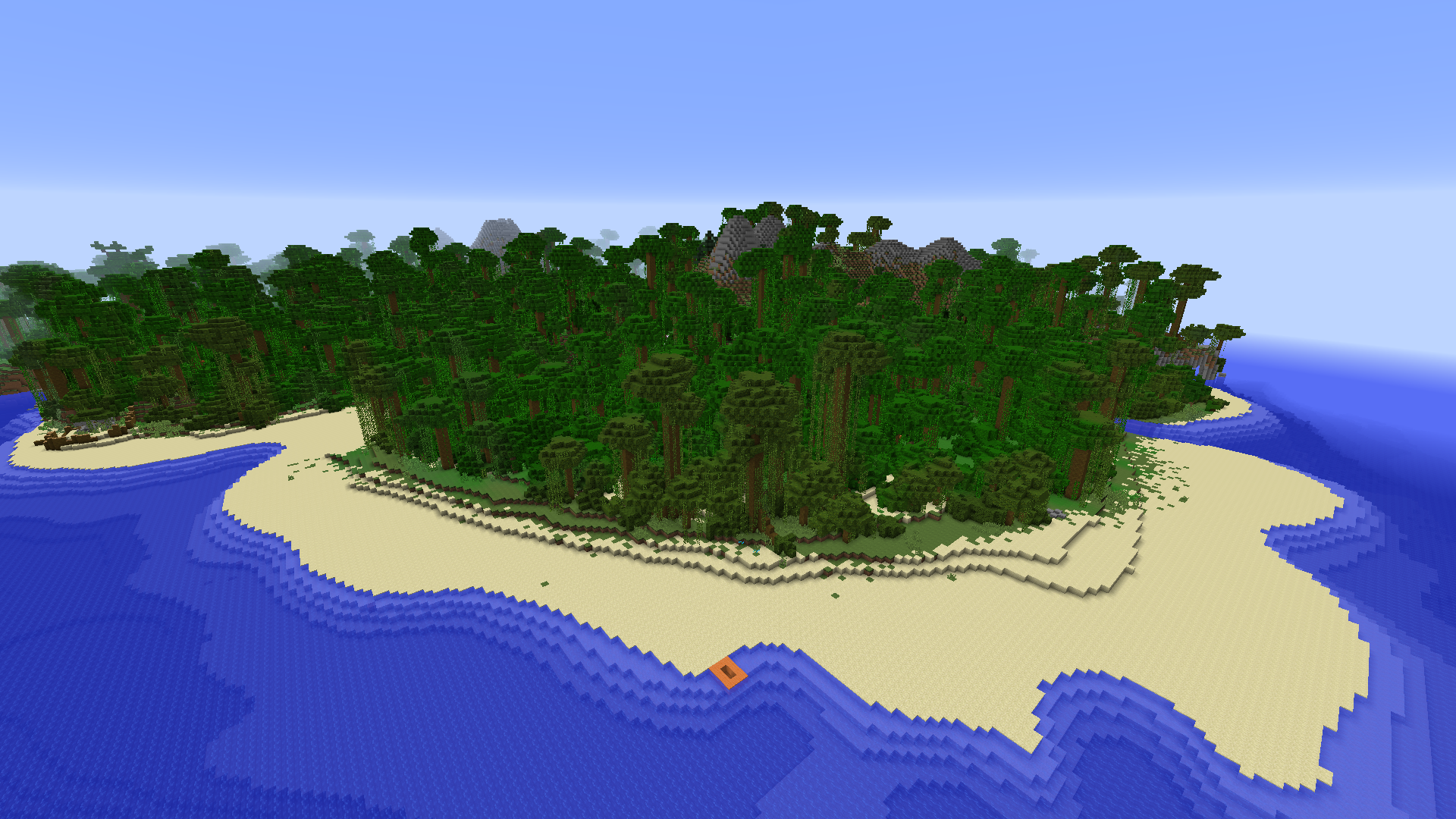 Minecraft Map Minecraft : Treasure Island 1.1